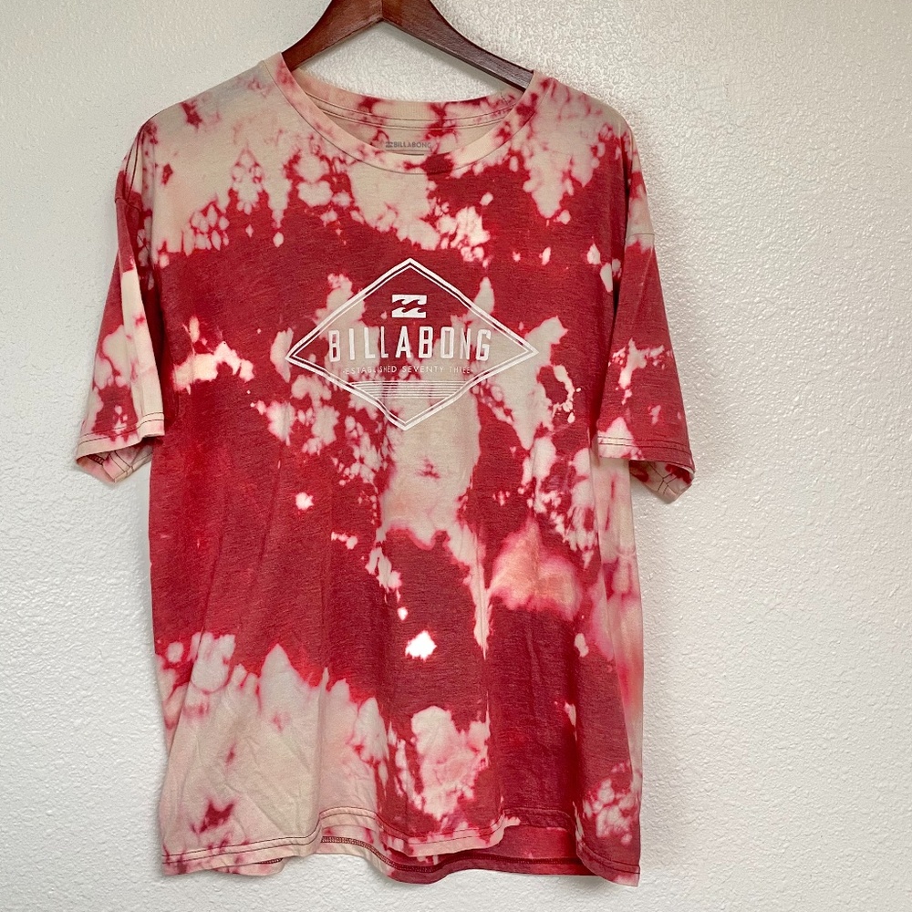 Billabong T Shirt, Acid Wash Up Cycle